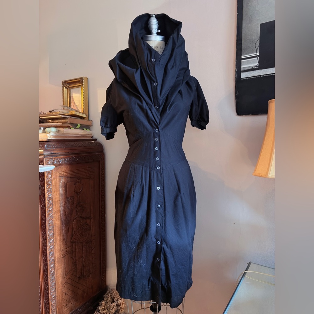 🥀 Vivienne Westwood Anglomania Sculptural Collared Dress EU 42 / US 4-6🥀